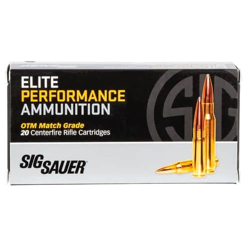 Sig Sauer E6MMCM220 Elite Match Grade 6mm Creedmoor 107 gr Open Tip Match (OTM) 20 Bx/ 10 Cs Sig Sauer E6MMCM220 Elite Match Grade 6mm Creedmoor 107 gr Open Tip Match (OTM) 20 Bx/ 10 Cs