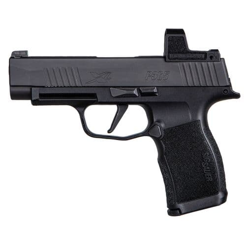Sig Sauer 365XL9BXR3RXZ P365 XL 9mm Luger 3.70" 12+1 Black Black Nitron Stainless Steel Black Polymer Grip RomeoZero Sig Sauer 365XL9BXR3RXZ P365 XL 9mm Luger 3.70" 12+1 Black Black Nitron Stainless Steel Black Polymer Grip RomeoZero