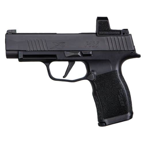 Sig Sauer 365XL9BXR3RXZ P365 XL 9mm Luger 3.70" 12+1 Black Black Nitron Stainless Steel Black Polymer Grip RomeoZero Sig Sauer 365XL9BXR3RXZ P365 XL 9mm Luger 3.70" 12+1 Black Black Nitron Stainless Steel Black Polymer Grip RomeoZero