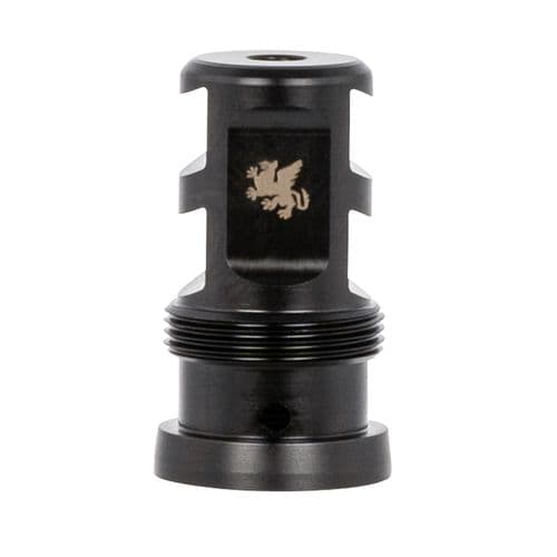 Griffin Armament TMPB22C1228 Paladin 2 Port Taper Mount 22 Cal 1/2"-28 tpi 1.88" 17-4 Stainless Steel Black Melonite QPQ Griffin Armament TMPB22C1228 Paladin 2 Port Taper Mount 22 Cal 1/2"-28 tpi 1.88" 17-4 Stainless Steel Black Melonite QPQ