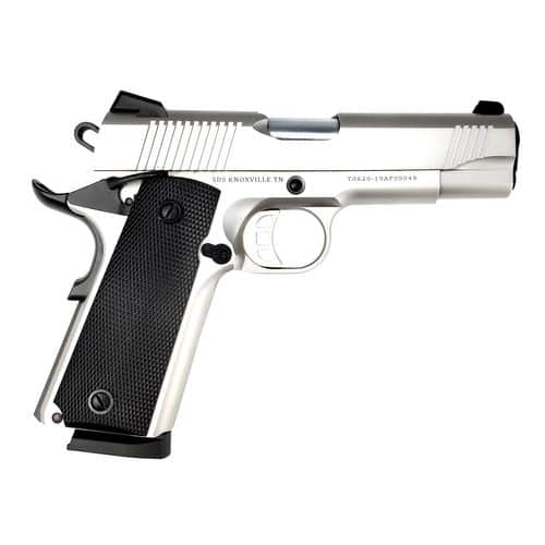 SDS Imports 1911CSS45R 1911 Carry with Rail 45 ACP 4.25" 8+1 Stainless Steel Black Polymer Grip SDS Imports 1911CSS45R 1911 Carry with Rail 45 ACP 4.25" 8+1 Stainless Steel Black Polymer Grip
