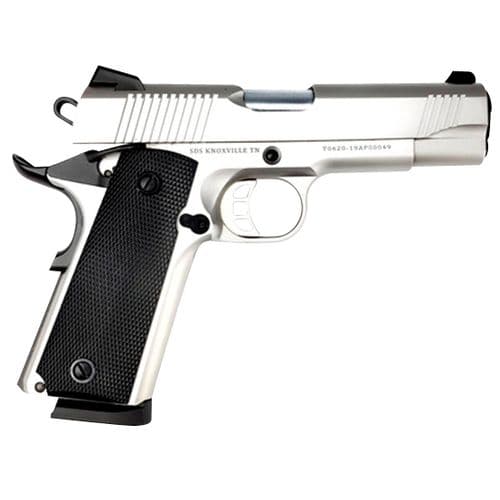 SDS Imports 1911CSS45 1911 Carry 45 ACP 4.25" 8+1 Stainless Steel Black Polymer Grip SDS Imports 1911CSS45 1911 Carry 45 ACP 4.25" 8+1 Stainless Steel Black Polymer Grip