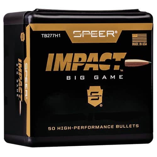 Speer TB277H1 Impact 277 Cal 150 gr Tipped Plated 50 Per Box Speer TB277H1 Impact 277 Cal 150 gr Tipped Plated 50 Per Box