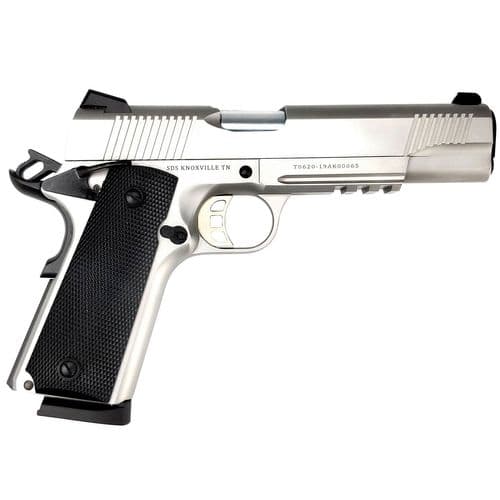 SDS Imports 1911DSS45R 1911 A1 Duty with Rail 45 ACP 5" 8+1 Stainless Steel Black Polymer Grip SDS Imports 1911DSS45R 1911 A1 Duty with Rail 45 ACP 5" 8+1 Stainless Steel Black Polymer Grip