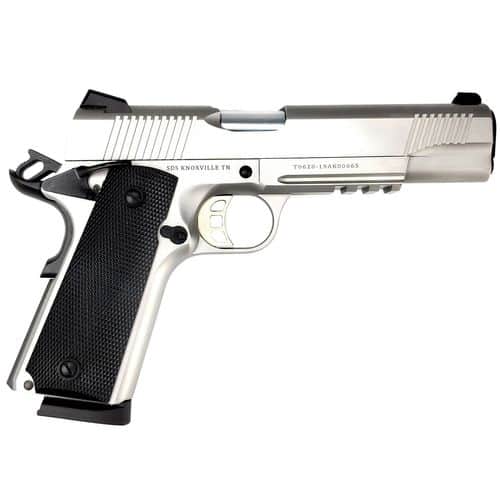SDS Imports 1911DSS45R 1911 A1 Duty with Rail 45 ACP 5" 8+1 Stainless Steel Black Polymer Grip SDS Imports 1911DSS45R 1911 A1 Duty with Rail 45 ACP 5" 8+1 Stainless Steel Black Polymer Grip