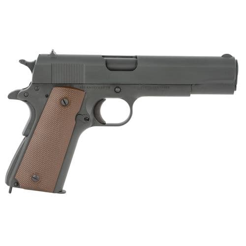 SDS Imports 1911A1A9 1911 A1 US Army 9mm Luger 5" 9+1 Black Black Steel Slide Checkered Brown Polymer Grip SDS Imports 1911A1A9 1911 A1 US Army 9mm Luger 5" 9+1 Black Black Steel Slide Checkered Brown Polymer Grip