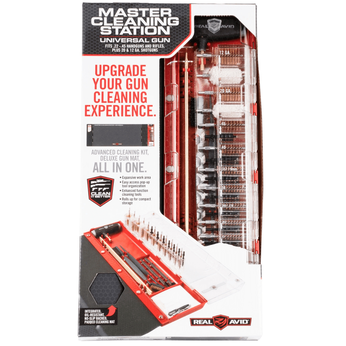 Real Avid Universal Master Cleaning Station, Bronze/Nylon Rifle/Shotgun - AVMCSU Real Avid Universal Master Cleaning Station, Bronze/Nylon Rifle/Shotgun - AVMCSU