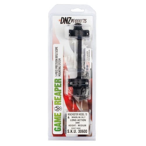 DNZ 30600 Game Reaper Scope Mount/Ring Combo Matte Black Winchester 70/ Marlin XL7 30mm Tube For Long Action Aluminum Rifle DNZ 30600 Game Reaper Scope Mount/Ring Combo Matte Black Winchester 70/ Marlin XL7 30mm Tube For Long Action Aluminum Rifle