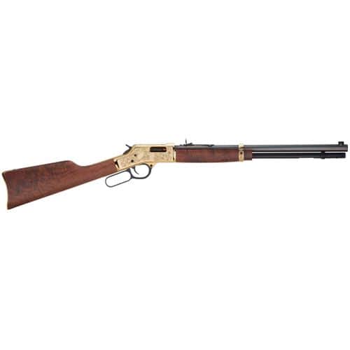 Henry H006D4 Big Boy Deluxe Engraved 4th Edition 44 Mag 10+1 20" Polished Brass American Walnut Stock Right Hand (Full Size) Henry H006D4 Big Boy Deluxe Engraved 4th Edition 44 Mag 10+1 20" Polished Brass American Walnut Stock Right Hand (Full Size)
