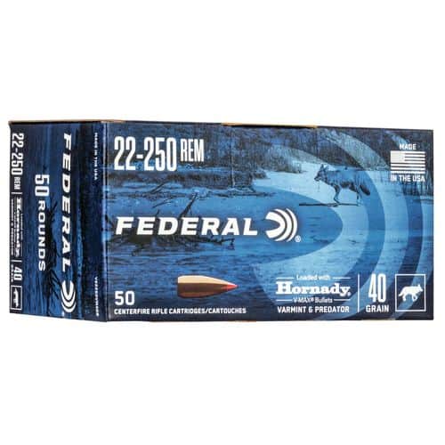 Federal V243VM2B Varmint & Predator 243 Win 75 gr Hornady V-Max (VMX) 40 Bx/ 5 Cs (Bulk Package) Federal V243VM2B Varmint & Predator 243 Win 75 gr Hornady V-Max (VMX) 40 Bx/ 5 Cs (Bulk Package)