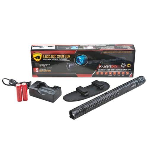 Guard Dog BTSGGDK8000 Knightro 8,000 Stun Gun with Light Black Aluminum Guard Dog BTSGGDK8000 Knightro 8,000 Stun Gun with Light Black Aluminum