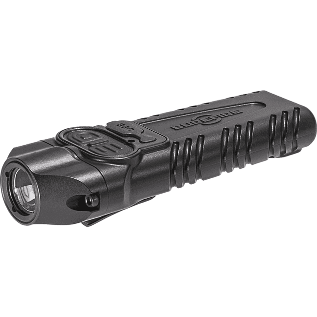SureFire PLRB Stiletto Pro Black Anodized Aluminum White LED 25-1000 Lumens 142 Meters Range SureFire PLRB Stiletto Pro Black Anodized Aluminum White LED 25-1000 Lumens 142 Meters Range