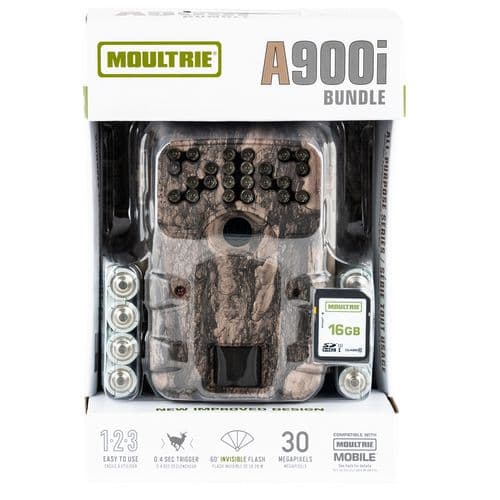 Moultrie MCG14002 A900I Moultrie Pine Camo 30 MP Resolution IR Flash 16GB Memory Moultrie MCG14002 A900I Moultrie Pine Camo 30 MP Resolution IR Flash 16GB Memory