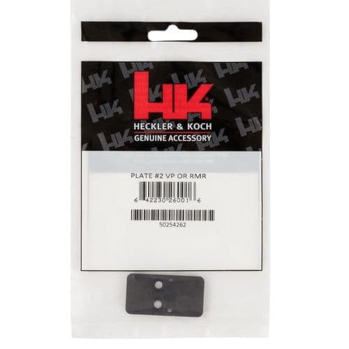 HK 50254262 Optics Plate #2 Black HK VP9 w/Optic Cuts Steel Handgun HK 50254262 Optics Plate #2 Black HK VP9 w/Optic Cuts Steel Handgun