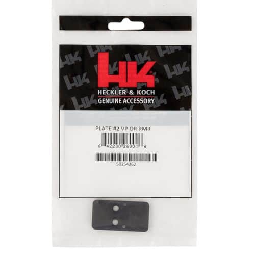 HK 50254262 Optics Plate #2 Black HK VP9 w/Optic Cuts Steel Handgun HK 50254262 Optics Plate #2 Black HK VP9 w/Optic Cuts Steel Handgun