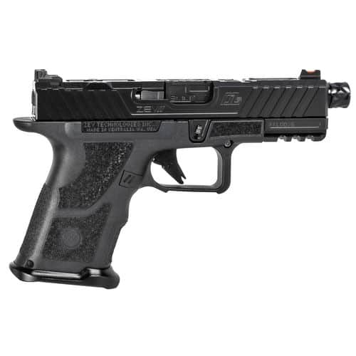 ZEV OZ9CCPTBBTH OZ9 Compact 9mm Luger 19+1 Black Polymer Grip Threaded ZEV OZ9CCPTBBTH OZ9 Compact 9mm Luger 19+1 Black Polymer Grip Threaded