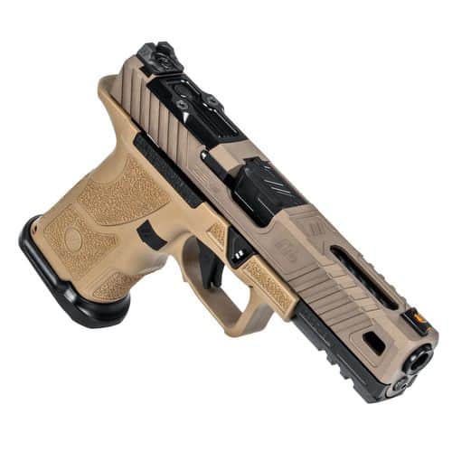 ZEV OZ9STDCOVERTFDEB OZ9 Standard 9mm Luger 15+1 Flat Dark Earth Shorty Polymer Grip ZEV OZ9STDCOVERTFDEB OZ9 Standard 9mm Luger 15+1 Flat Dark Earth Shorty Polymer Grip