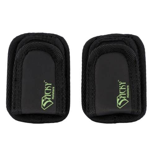 Sticky Holsters MMPX2 X2 Mini Single Black w/Green Logo Latex Free Synthetic Rubber (2 Pack) Sticky Holsters MMPX2 X2 Mini Single Black w/Green Logo Latex Free Synthetic Rubber (2 Pack)