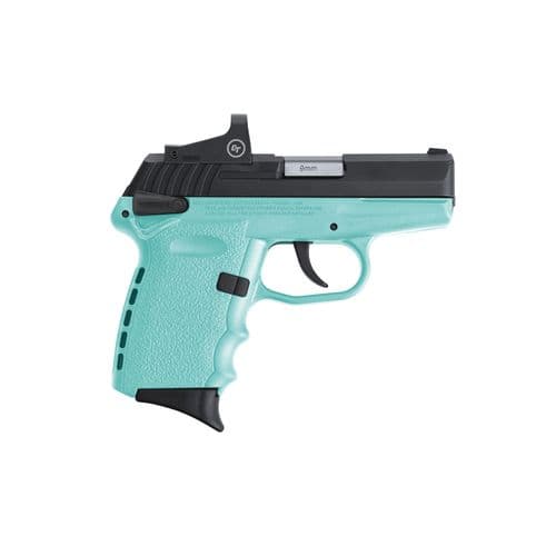 SCCY Industries CPX1CBSBRD CPX-1 RD 9mm Luger 3.10" 10+1 Black Nitride Stainless Steel Slide Robin Egg Blue Polymer Grip CTS-1500 Red Dot SCCY Industries CPX1CBSBRD CPX-1 RD 9mm Luger 3.10" 10+1 Black Nitride Stainless Steel Slide Robin Egg Blue Polymer Grip CTS-1500 Red Dot