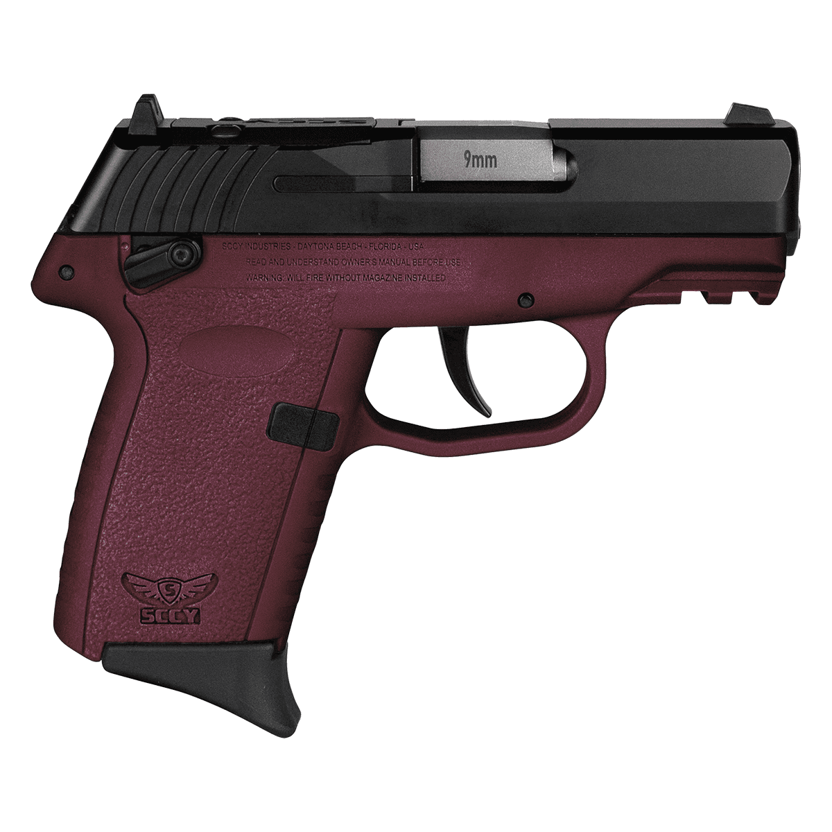 SCCY Industries CPX1CBCRRD CPX-1 RD 9mm Luger 3.10" 10+1 Black Nitride Stainless Steel Slide Crimson Red Polymer Grip CTS-1500 Red Dot SCCY Industries CPX1CBCRRD CPX-1 RD 9mm Luger 3.10" 10+1 Black Nitride Stainless Steel Slide Crimson Red Polymer Grip CTS-1500 Red Dot