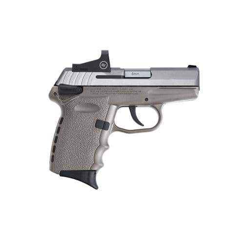 SCCY Industries CPX1TTSGRD CPX-1 RD 9mm Luger 3.10" 10+1 Stainless Steel Slide Gray Polymer Grip CTS-1500 Red Dot SCCY Industries CPX1TTSGRD CPX-1 RD 9mm Luger 3.10" 10+1 Stainless Steel Slide Gray Polymer Grip CTS-1500 Red Dot