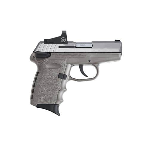 SCCY Industries CPX1TTSGRD CPX-1 RD 9mm Luger 3.10" 10+1 Stainless Steel Slide Gray Polymer Grip CTS-1500 Red Dot SCCY Industries CPX1TTSGRD CPX-1 RD 9mm Luger 3.10" 10+1 Stainless Steel Slide Gray Polymer Grip CTS-1500 Red Dot