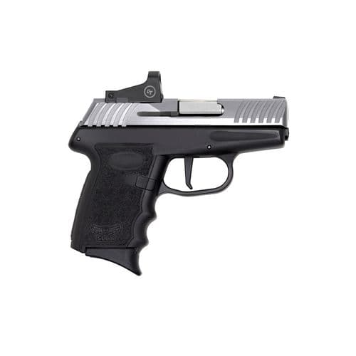 SCCY Industries DVG1TTRD DVG-1 RD 9mm Luger 3.10" 10+1 Stainless Steel Slide Black Polymer Grip with Crimson Trace CTS-1500 SCCY Industries DVG1TTRD DVG-1 RD 9mm Luger 3.10" 10+1 Stainless Steel Slide Black Polymer Grip with Crimson Trace CTS-1500