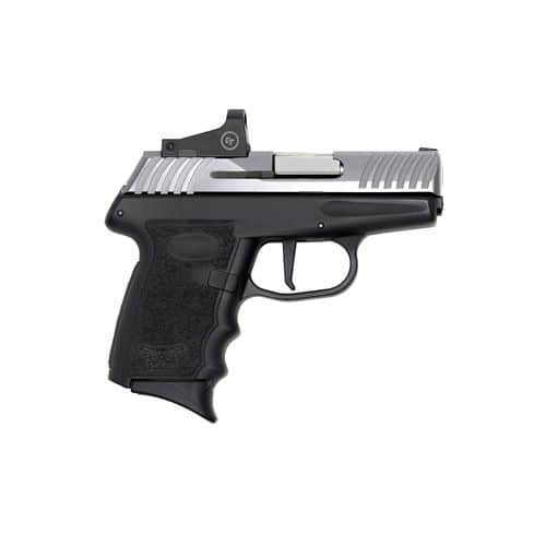 SCCY Industries DVG1TTRD DVG-1 RD 9mm Luger 3.10" 10+1 Stainless Steel Slide Black Polymer Grip with Crimson Trace CTS-1500 SCCY Industries DVG1TTRD DVG-1 RD 9mm Luger 3.10" 10+1 Stainless Steel Slide Black Polymer Grip with Crimson Trace CTS-1500
