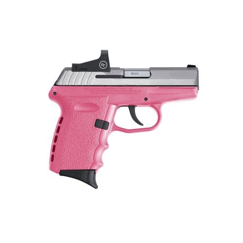 SCCY Industries CPX2TTPKRD CPX-2 RD 9mm Luger 3.10" 10+1 Stainless Steel Slide Pink Polymer Grip NMS CTS-1500 Red Dot SCCY Industries CPX2TTPKRD CPX-2 RD 9mm Luger 3.10" 10+1 Stainless Steel Slide Pink Polymer Grip NMS CTS-1500 Red Dot