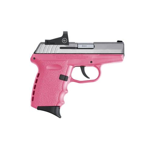 SCCY Industries CPX2TTPKRD CPX-2 RD 9mm Luger 3.10" 10+1 Stainless Steel Slide Pink Polymer Grip NMS CTS-1500 Red Dot SCCY Industries CPX2TTPKRD CPX-2 RD 9mm Luger 3.10" 10+1 Stainless Steel Slide Pink Polymer Grip NMS CTS-1500 Red Dot