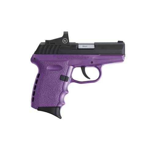 SCCY Industries CPX2CBPURDE CPX-2 RD 9mm Luger 3.10" 10+1 Black Nitride Stainless Steel Slide Purple Polymer Grip NMS CTS-1500 Red Dot SCCY Industries CPX2CBPURDE CPX-2 RD 9mm Luger 3.10" 10+1 Black Nitride Stainless Steel Slide Purple Polymer Grip NMS CTS-1500 Red Dot