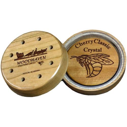Woodhaven WH055 Cherry Classic Friction Call Attracts Turkeys Natural Crystal/Wood Woodhaven WH055 Cherry Classic Friction Call Attracts Turkeys Natural Crystal/Wood