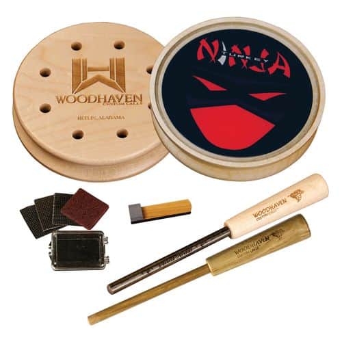 Woodhaven WH310 Red Ninja Friction Call Turkey Hen Sounds Attracts Turkeys Natural Glass/Wood Woodhaven WH310 Red Ninja Friction Call Turkey Hen Sounds Attracts Turkeys Natural Glass/Wood