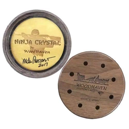 Woodhaven WH087 Ninja Friction Call Attracts Turkeys Natural Crystal/Wood Woodhaven WH087 Ninja Friction Call Attracts Turkeys Natural Crystal/Wood