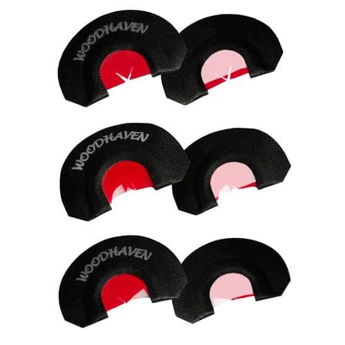 Woodhaven WH301 Red Ninja Power V Diaphragm Call Triple Reed Attracts Turkeys Black 3 Per Pkg Woodhaven WH301 Red Ninja Power V Diaphragm Call Triple Reed Attracts Turkeys Black 3 Per Pkg