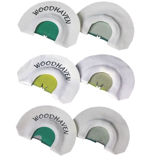 Woodhaven WH016 Top 3 Pro Pack Diaphragm Call Triple Reed Attracts Turkeys White 3 Per Pkg Woodhaven WH016 Top 3 Pro Pack Diaphragm Call Triple Reed Attracts Turkeys White 3 Per Pkg