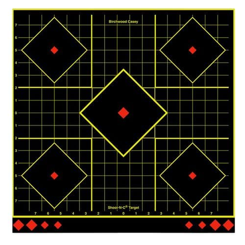 Birchwood Casey 34177 Shoot-N-C Sight-In Diamond Paper Target 17.75" 100 Per Pack Birchwood Casey 34177 Shoot-N-C Sight-In Diamond Paper Target 17.75" 100 Per Pack