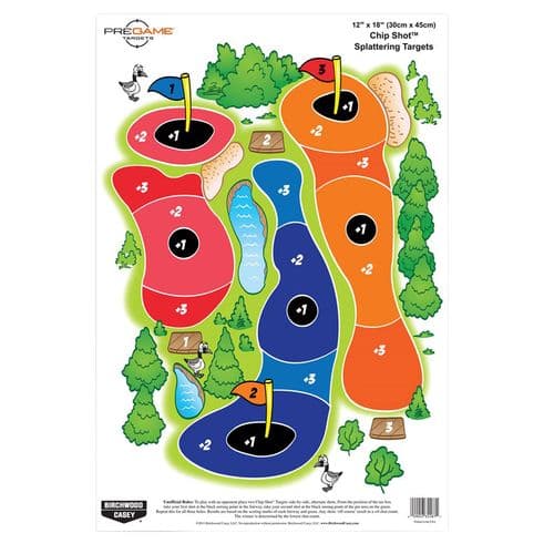 Birchwood Casey 35587 Pregame Chip Shot Paper 12" x 18" Golf Course White 100 Per Pack Birchwood Casey 35587 Pregame Chip Shot Paper 12" x 18" Golf Course White 100 Per Pack