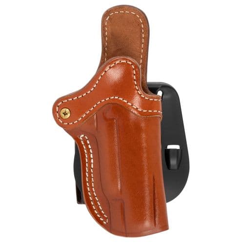 1791 Gunleather ORPDH1CBRR BH1 Optic Ready Size 01 OWB Style made of Leather with Classic Brown Finish, Adjustable Cant & Paddle Mount Type fits 4-5" Barrel 1911 for Right Hand 1791 Gunleather ORPDH1CBRR BH1 Optic Ready Size 01 OWB Style made of Leather with Classic Brown Finish, Adjustable Cant & Paddle Mount Type fits 4-5" Barrel 1911 for Right Hand