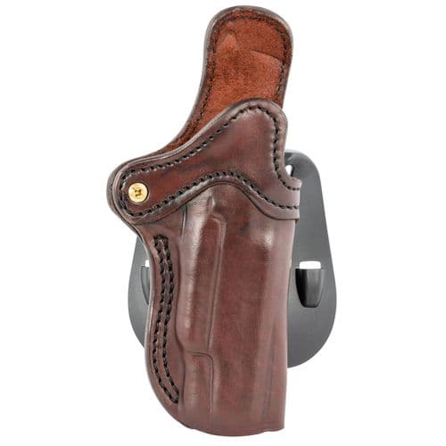 1791 Gunleather ORPDH1SBRR Optics Ready PDH-1 Paddle Holster Signature Brown Leather OWB 1911 4"-5" Right Hand 1791 Gunleather ORPDH1SBRR Optics Ready PDH-1 Paddle Holster Signature Brown Leather OWB 1911 4"-5" Right Hand