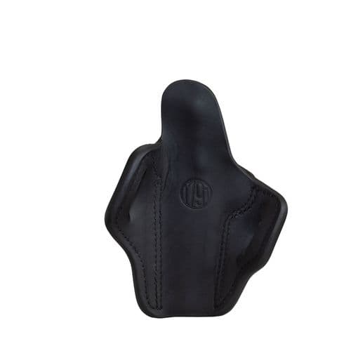 1791 Gunleather ORBH1SBLR BH1 Optic Ready OWB Size 01 Stealth Black Leather Belt Slide Fits 5" 1911 Right Hand 1791 Gunleather ORBH1SBLR BH1 Optic Ready OWB Size 01 Stealth Black Leather Belt Slide Fits 5" 1911 Right Hand