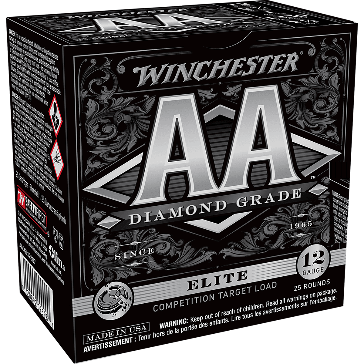 Winchester Ammo AADGL12507 AA Diamond Grade 12 Gauge 2.75" 1 oz 7 Shot 25 Bx/ 10 Cs Winchester Ammo AADGL12507 AA Diamond Grade 12 Gauge 2.75" 1 oz 7 Shot 25 Bx/ 10 Cs