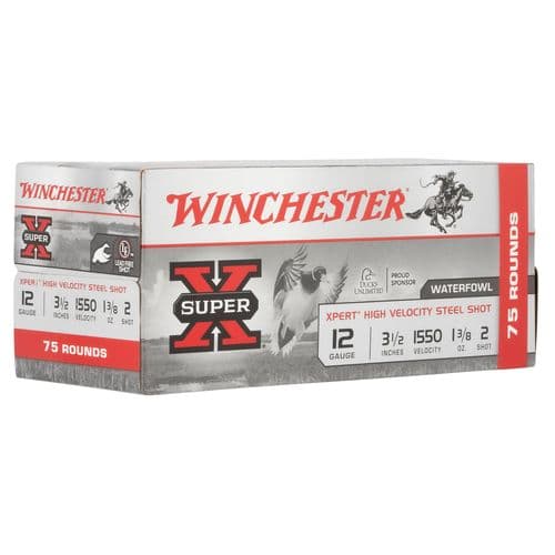 Winchester Ammo Super X Xpert High Velocity 12 Gauge 3.50" 1 3/8 oz 2 Shot - WEX12L2VP Winchester Ammo Super X Xpert High Velocity 12 Gauge 3.50" 1 3/8 oz 2 Shot - WEX12L2VP
