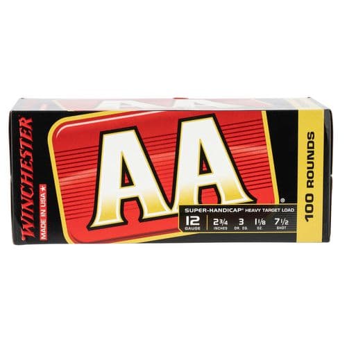 Winchester Ammo AA Super Handicap Heavy Target 12 Gauge 2.75" 1 1/8 oz 7.5 Shot - AAHA127VP Winchester Ammo AA Super Handicap Heavy Target 12 Gauge 2.75" 1 1/8 oz 7.5 Shot - AAHA127VP