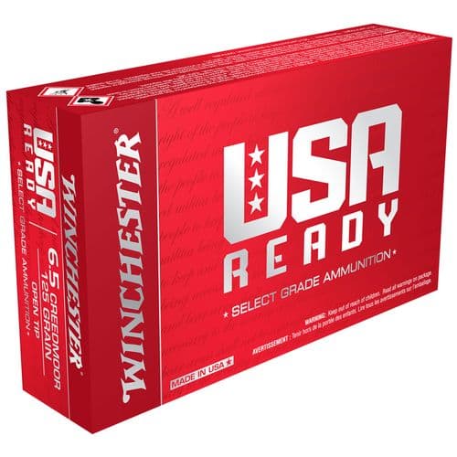 Winchester Ammo RED65VP USA Ready 6.5 Creedmoor 125 gr Open Tip 60 Bx/4 Cs (Value Pack) Winchester Ammo RED65VP USA Ready 6.5 Creedmoor 125 gr Open Tip 60 Bx/4 Cs (Value Pack)