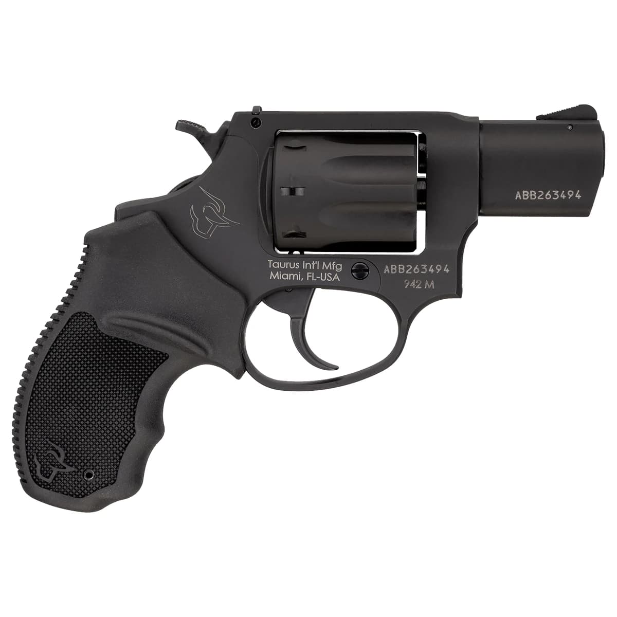Taurus 2-942M021UL 942 Ultra-Lite Small Frame 22 WMR 8 Shot 2" Matte Black Steel Barrel & Cylinder Taurus 2-942M021UL 942 Ultra-Lite Small Frame 22 WMR 8 Shot 2" Matte Black Steel Barrel & Cylinder