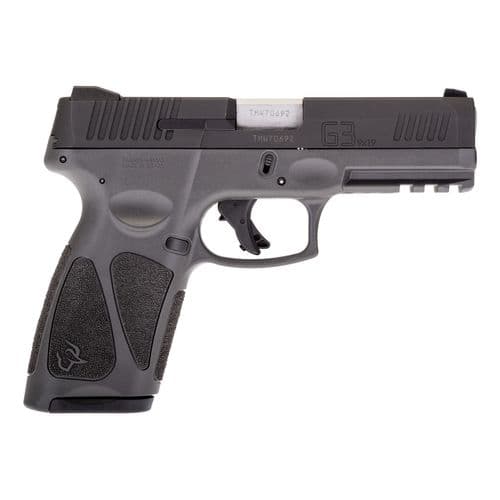 Taurus 1-G3941G G3 9mm Luger 4" 17+1 Gray Frame w/Rail Matte Black Steel Slide Black Polymer Grip 2 Taurus 1-G3941G G3 9mm Luger 4" 17+1 Gray Frame w/Rail Matte Black Steel Slide Black Polymer Grip 2