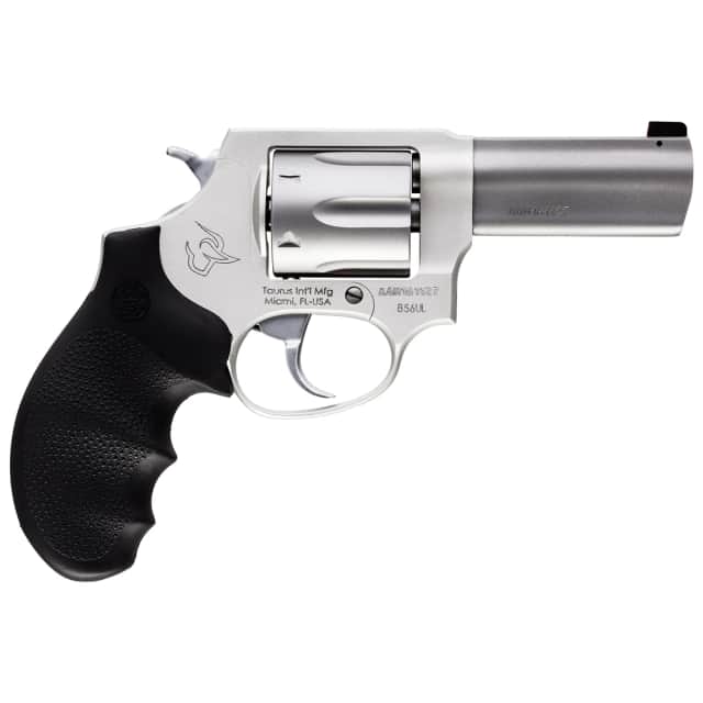 Taurus 2-85639ULNS 856 Ultra-Lite Defender 38 Special +P 6rd 3" Matte Stainless Steel Black Hogue Rubber Grip 2 Taurus 2-85639ULNS 856 Ultra-Lite Defender 38 Special +P 6rd 3" Matte Stainless Steel Black Hogue Rubber Grip 2