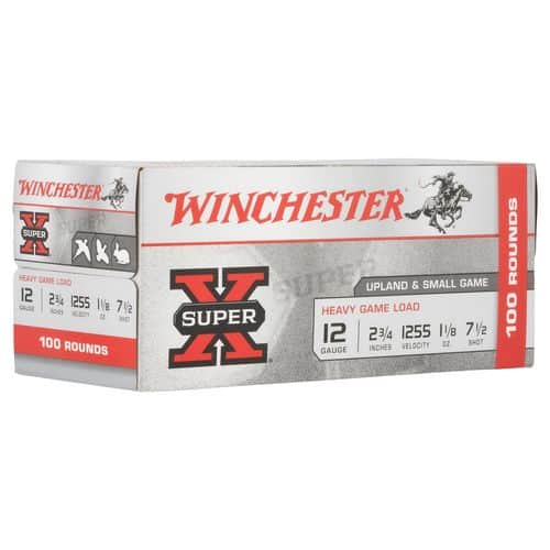 Winchester Ammo XU12H7VP Super-X Heavy Game Load 12 Gauge 2.75" 1 1/8 oz 7.5 Shot 100 Bx/ 2 Cs (Value Pack) Winchester Ammo XU12H7VP Super-X Heavy Game Load 12 Gauge 2.75" 1 1/8 oz 7.5 Shot 100 Bx/ 2 Cs (Value Pack)