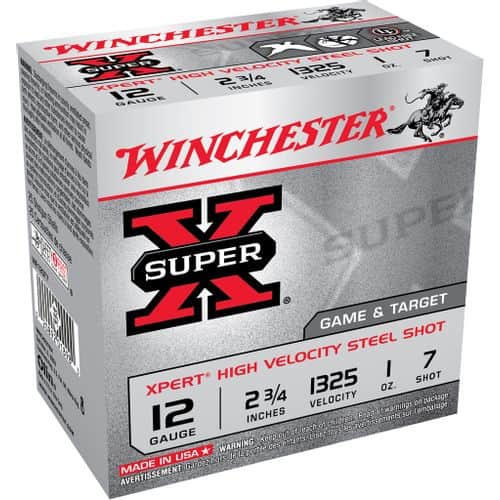 Winchester Ammo XU12HT7 Super X Heavy Game Load 12 Gauge 2.75" 1 oz 7 Shot 25 Bx/ 10 Cs Winchester Ammo XU12HT7 Super X Heavy Game Load 12 Gauge 2.75" 1 oz 7 Shot 25 Bx/ 10 Cs